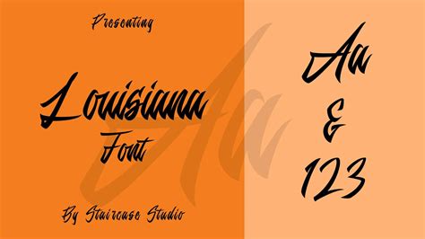 louisiana font free download.